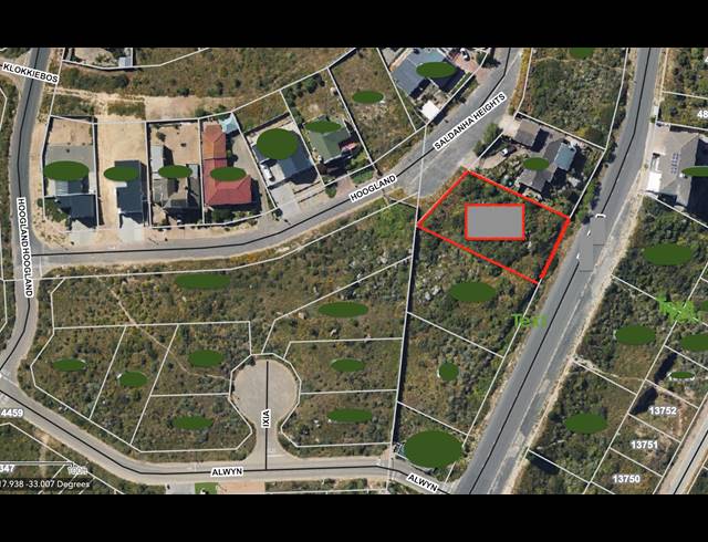 980M² VACANT LAND FOR SALE IN SALDANHA HEIGHTS